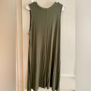 XL Olive Green Sleeveless Dress.